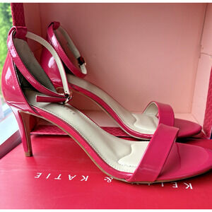KELLY & KATIE Kirstie Strappy High Heel Shoes Womens SIZE 8.5 Hot Pink Barbie